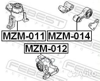 Опора двигателя R mazda 6 02-08 febest MZM-011