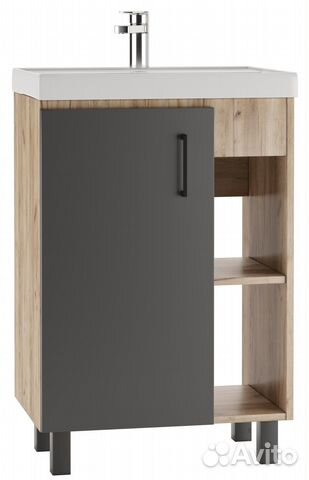 Тумба под умывальник Фостер 60 Craft без ящика Дом