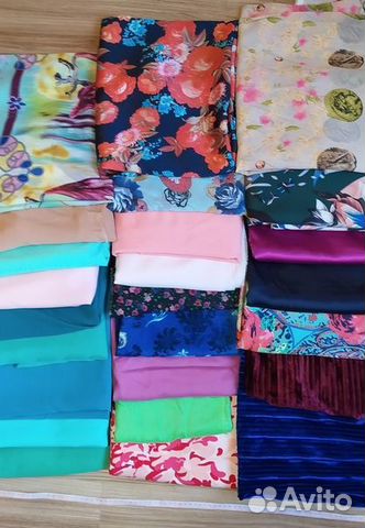 Остатки тканей от 1 до 3 метров