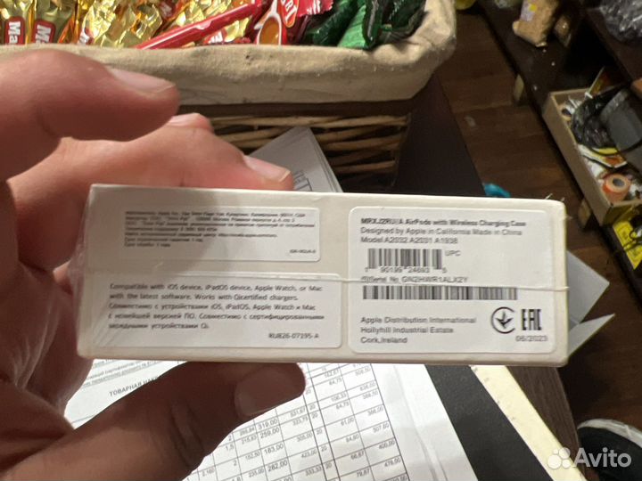 Беспроводные наушники apple airpods 2