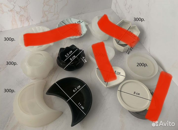 Силиконовые формы для гипса