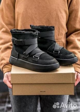 Угги UGG Boom Buckle Boot Black
