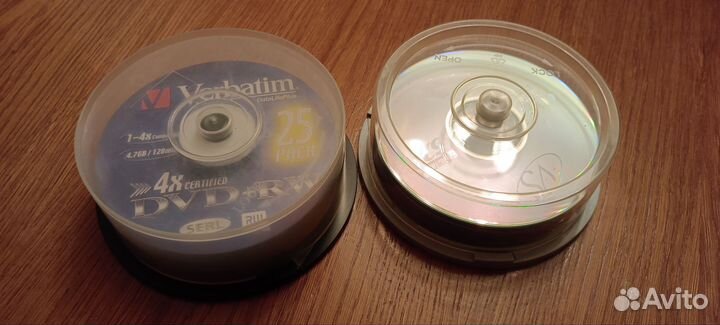 DVD и CD диски новые