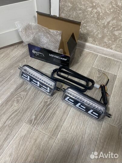 Подфарники на ниву LED