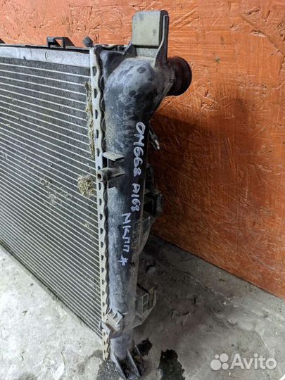 Радиатор двигателя mercedes w168