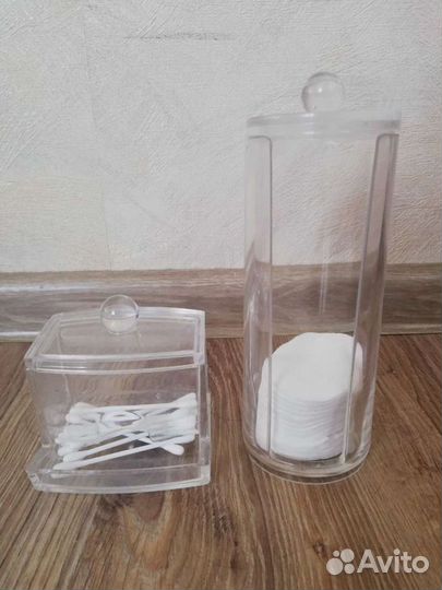 Контейнер для хранения ватных дисков и палочек
