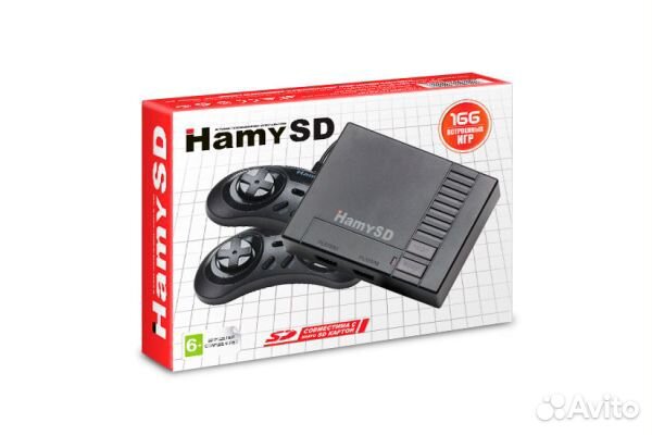 Игровая приставка 16 Bit Hamy SD (166 игр)