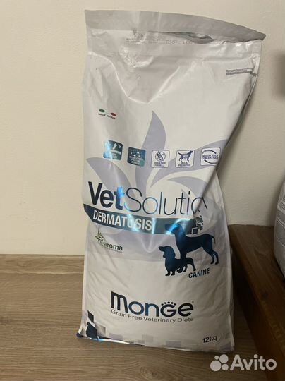 Корм для собак monge VetSolution Dermatosis