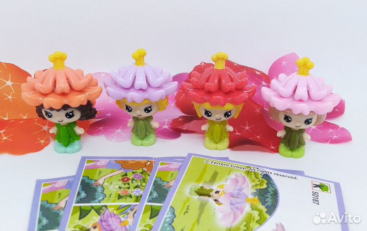 Серии киндер кошки на шопинге, феечки деревья и др