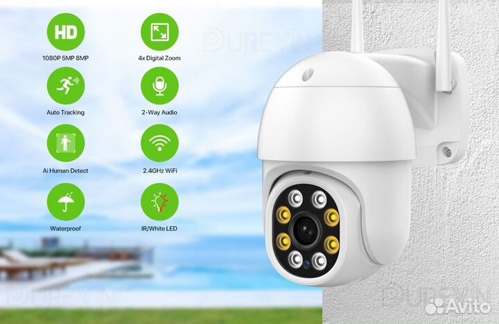 Wi-fi камера видеонаблюдения, регистратор. iCSee