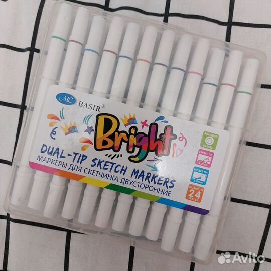 Маркеры для скетчинга 24 шт