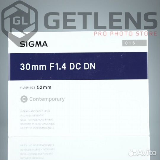 Sigma AF 30mm F1.4 DC DN Contemporary (Новый)