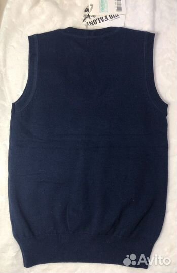 Жилет школьный вязаный