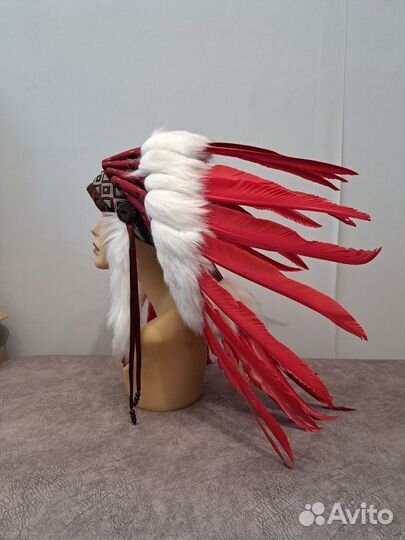 Индейский головной убор. Роуч