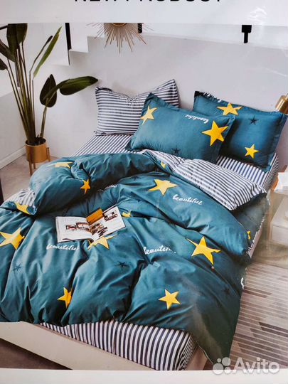 Постельное белье двуспальное сатин