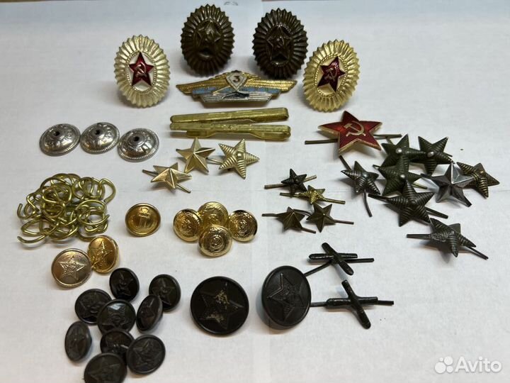 Военная фурнитура, погоны офицерские СССР