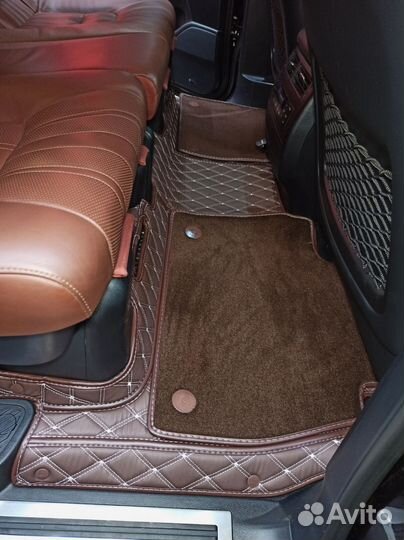 3D коврики из экокожи toyota land cruiser 200