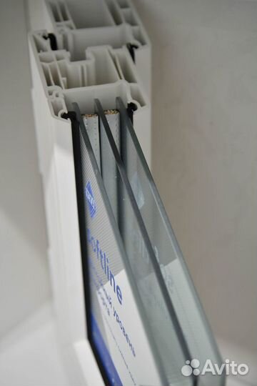 Пластиковые окна veka трехстворчатые