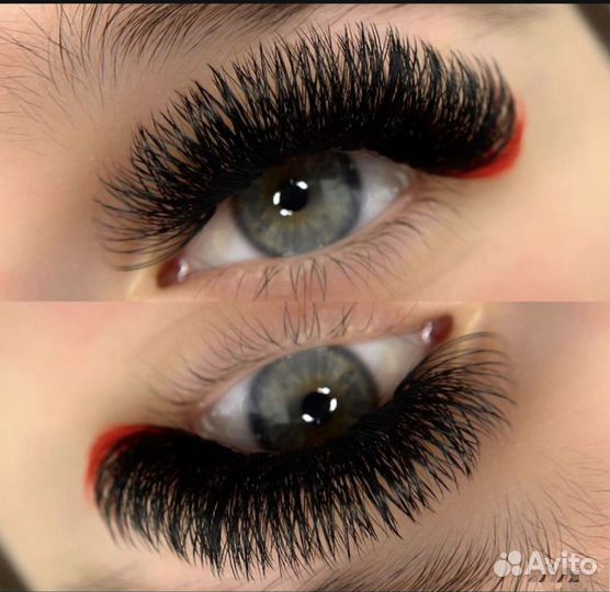 Наращивание ресниц на дому, Окрашивание бровей