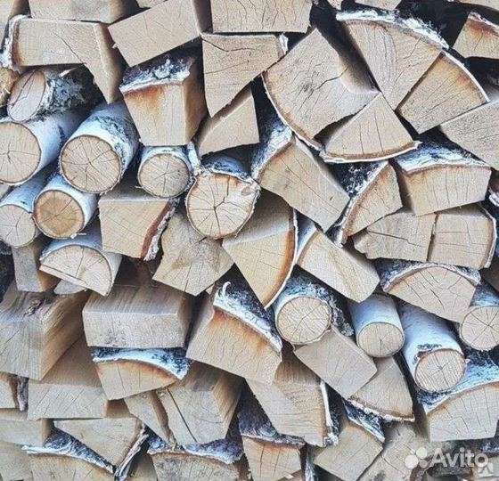 Дрова колотые и пеньками