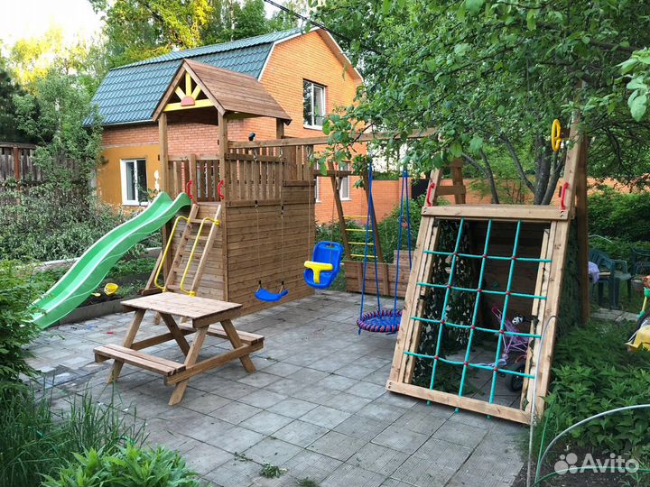 Детская игровая площадка из дерева Крепость Застав