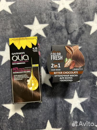 Краска для волос и оттеночная маска