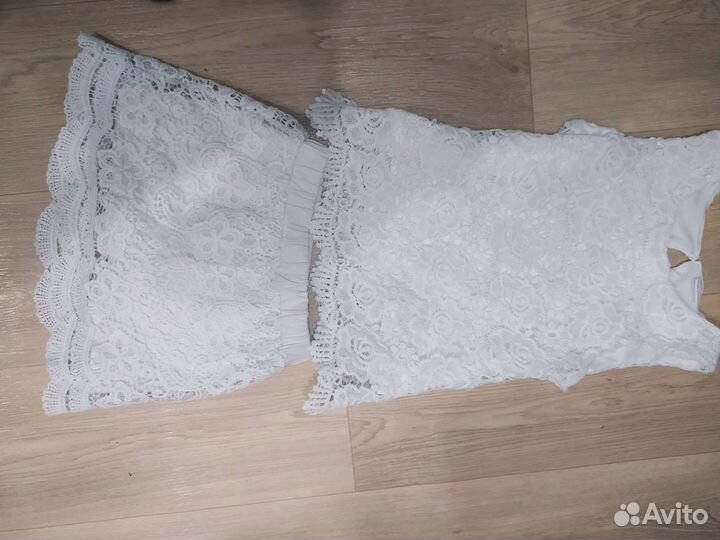 Импорт кружевной костюм 128-146