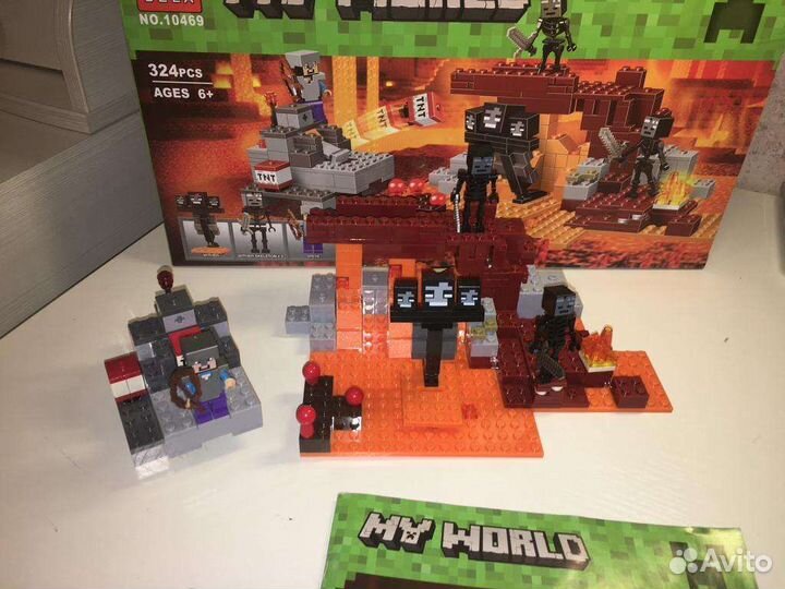 Lego набор майнкрафт Иссушитель Лего Bela