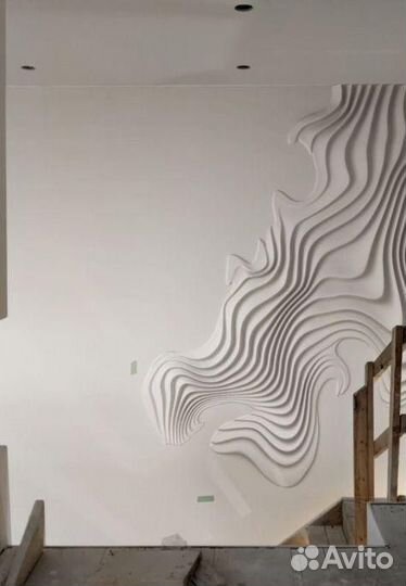 Барельеф /фреска /лепка и декор на стене