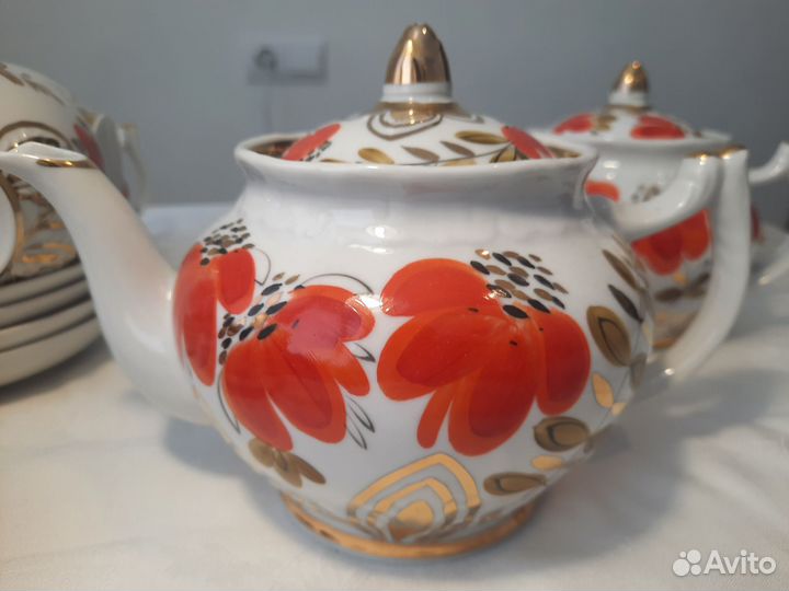 Чайный сервиз вербилки СССР