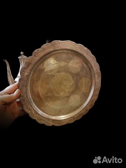 Сервиз для алкоголя СССР, металл