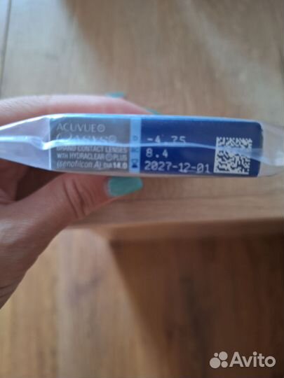 Контактные линзы acuvue oasys -4,75