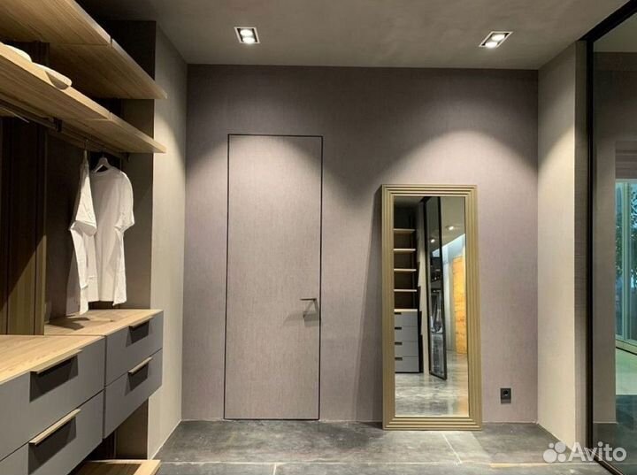 Двери скрытые межкомнатные под отделку