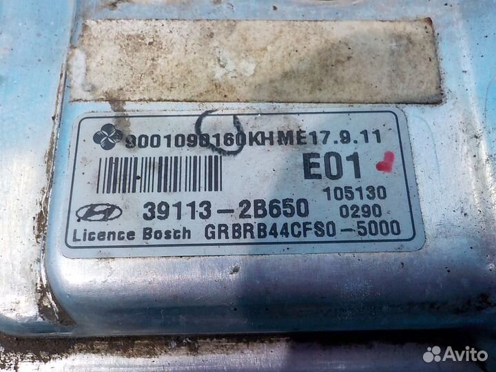 Блок управления двигателем Hyundai Solaris 2010-20