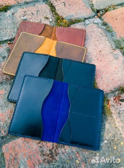 Кожаная обложка для паспорта