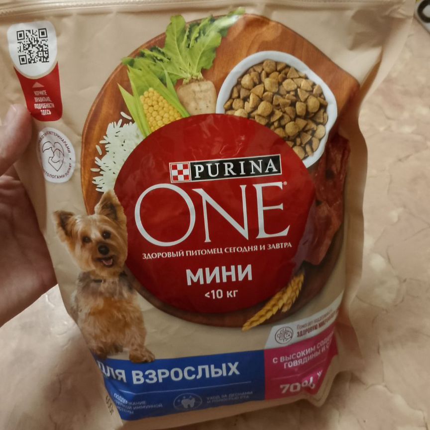 Сухой корм для собак Purina one мини