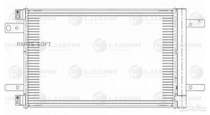 Радиатор кондиционера Пежо Эксперт 16