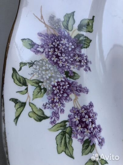 Блюдо сирень большое овальное