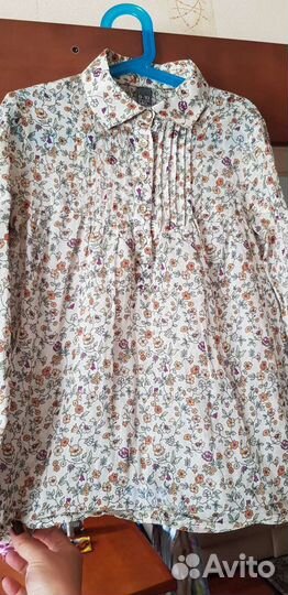 Блузка zara для девочки 140