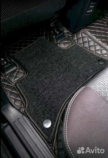 3D коврики из экокожи Maybach