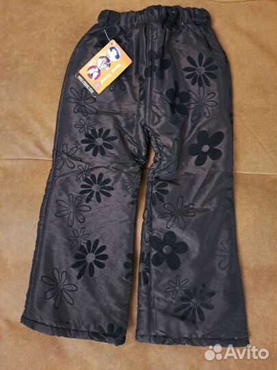 Теплые брюки для девочки
