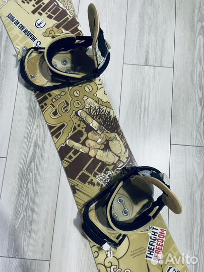 Сноуборд комплект Black Fire 154 + крепления