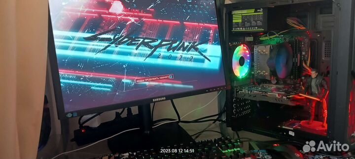 Отличный игровой компьютер с монитором