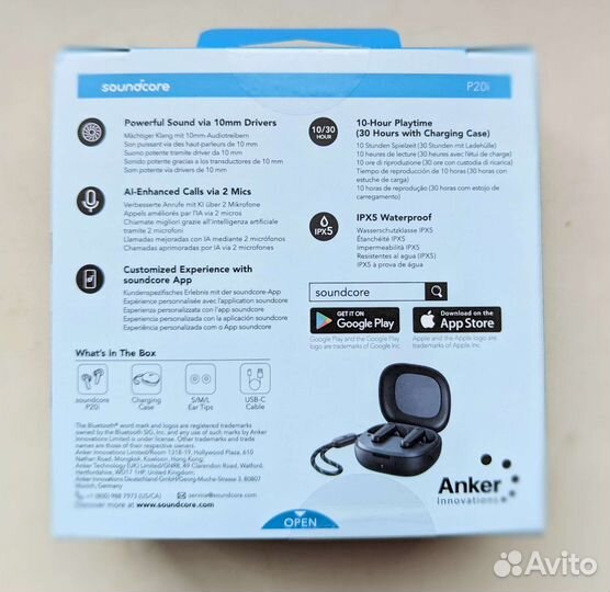 Беспроводные наушники Anker Soundcore P20i