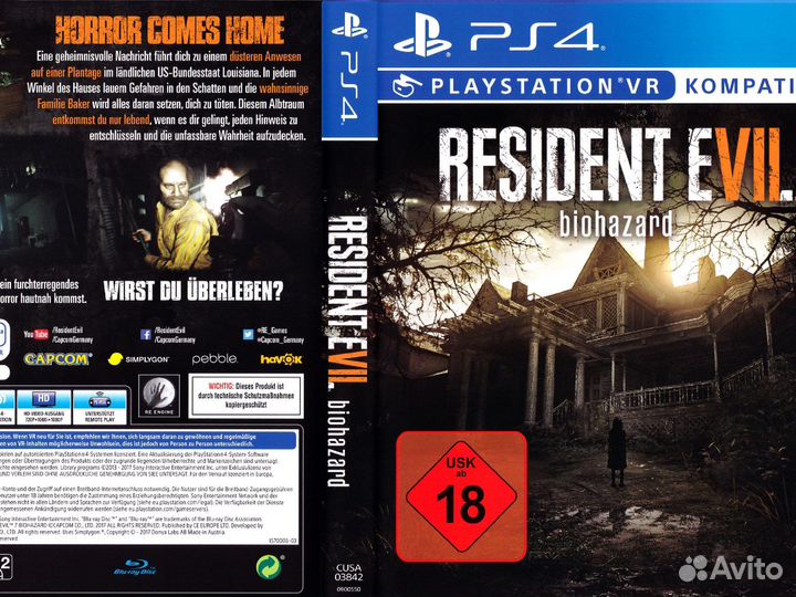 Resident Evil Серия игр PS4 PS5