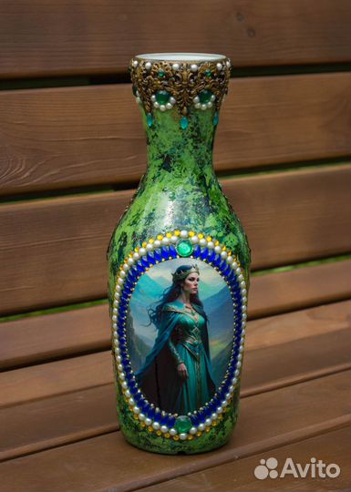 Декорированная ваза. Хозяйка Медной горы