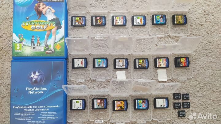 Игры PS Vita, карты памяти PS Vita