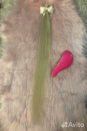 Волосы блонд 60 см