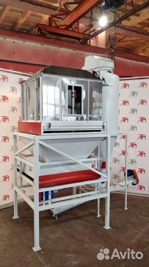 Сушка гранул (охладитель противоточный)