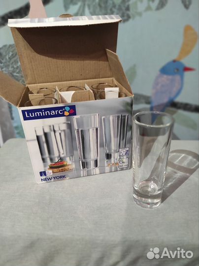 Luminarc New York набор стопок, новый